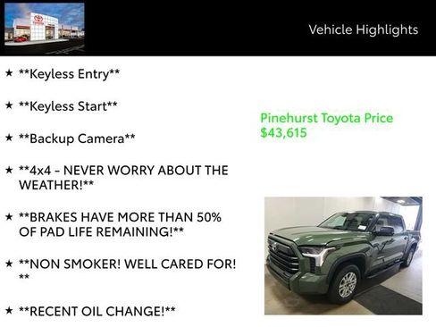 Used 2023 Toyota Tundra SR5 w/ SR5 Convenience Package image 13