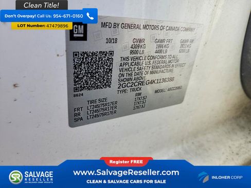 Used 2019 Chevrolet Silverado 2500 W/T w/ WT Convenience Package image 16