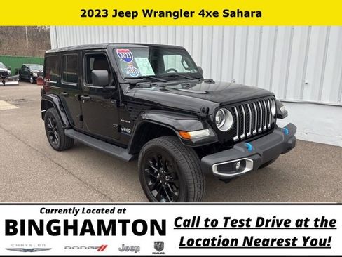 Used 2023 Jeep Wrangler Unlimited Sahara w/ Cold Weather Group image 1