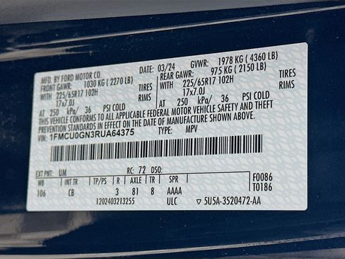 Used 2024 Ford Escape Active image 12