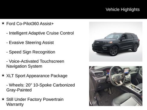 Certified 2022 Ford Explorer XLT w/ XLT Sport Appearance Package image 11