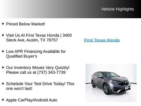 Used 2020 Honda CR-V EX-L image 9