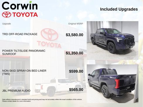 Used 2024 Toyota Tundra Limited w/ TRD Off-Road Package AWD/4WD image 4