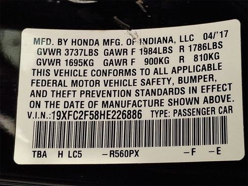 Used 2017 Honda Civic LX image 26