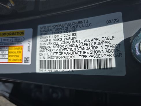 Used 2023 Honda Accord Sport image 35