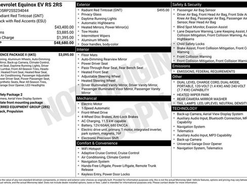 New 2025 Chevrolet Equinox EV RS w/ Convenience Package II image 4