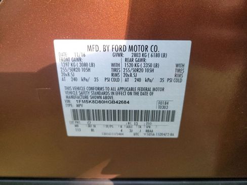 Used 2017 Ford Explorer XLT w/ Equipment Group 202A AWD/4WD image 33