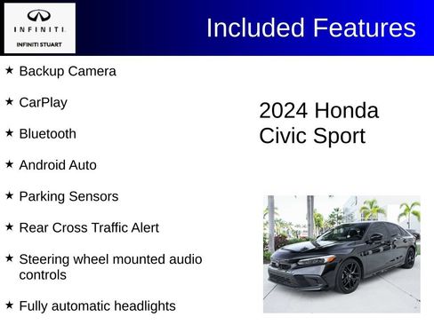 Used 2024 Honda Civic Sport image 2