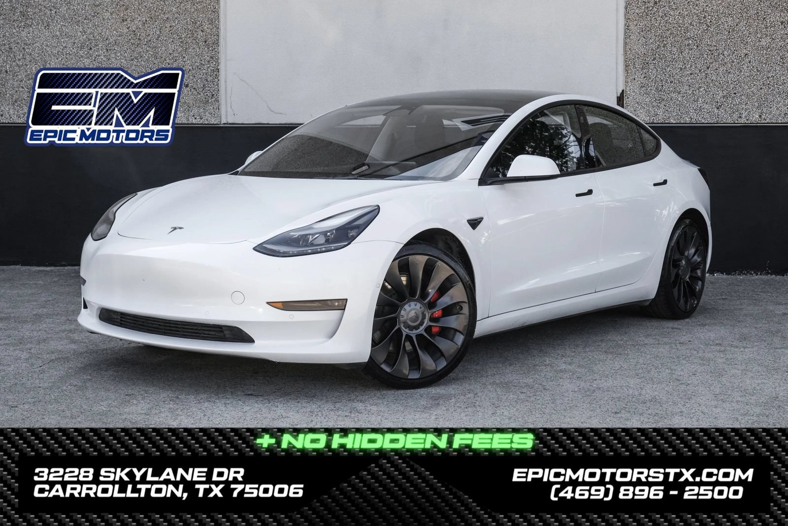 Used 2022 Tesla Model 3 Performance AWD/4WD image 1