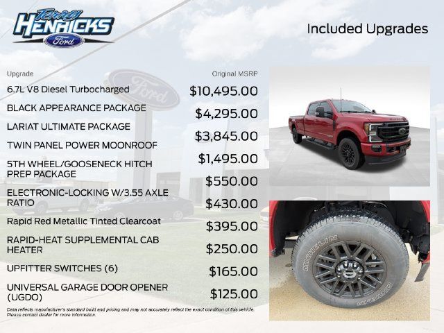 Used 2022 Ford F350 Lariat w/ Black Appearance Package AWD/4WD image 7