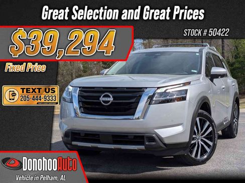 Used 2024 Nissan Pathfinder Platinum w/ Cargo Package FWD image 1
