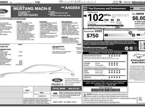 Used 2024 Ford Mustang Mach-E Select w/ Comfort Package Lite image 53