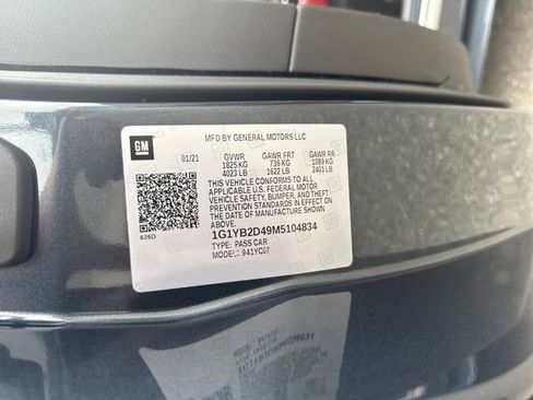 Used 2021 Chevrolet Corvette Stingray Preferred Cpe w/ 2LT image 29