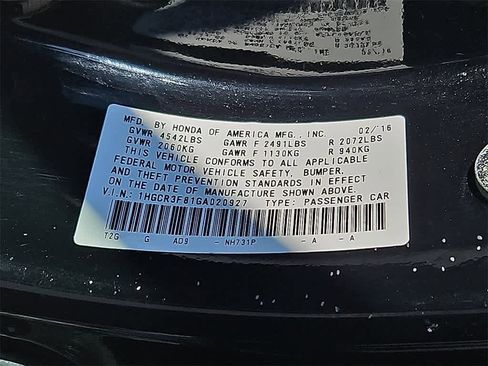 Used 2016 Honda Accord EX-L image 23