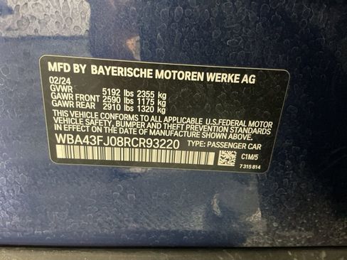 Certified 2024 BMW 530i w/ M Sport Package image 32