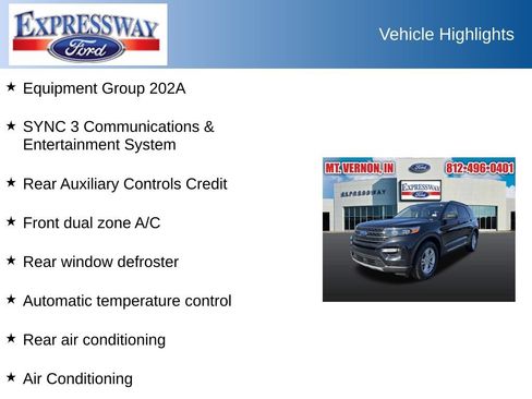 Used 2023 Ford Explorer XLT w/ Equipment Group 202A AWD/4WD image 2