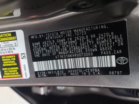 Used 2024 Toyota Camry XSE w/ Navigation Package image 41