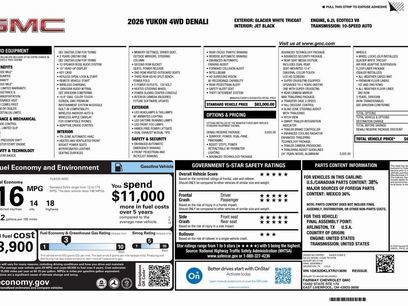 New 2026 GMC Yukon Denali