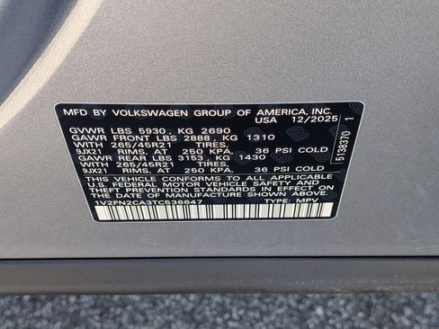 New 2026 Volkswagen Atlas SEL Premium R-Line image 42