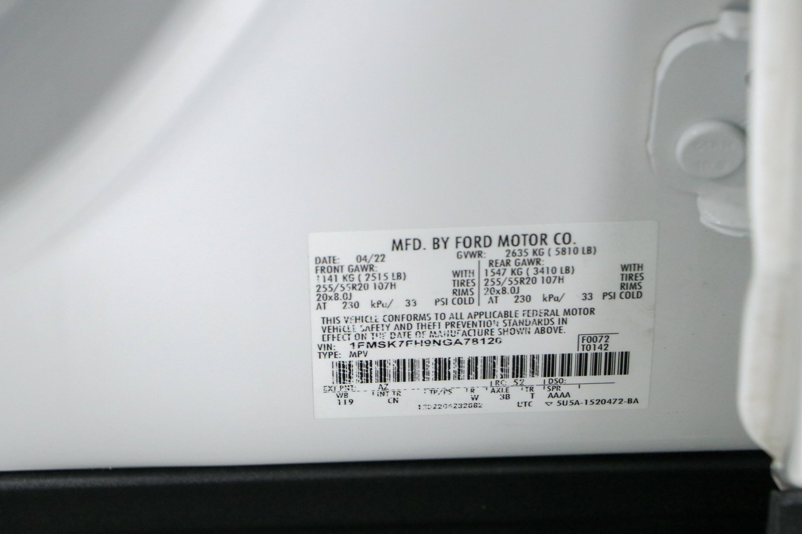 Used 2022 Ford Explorer Limited w/ Equipment Group 301A RWD image 35