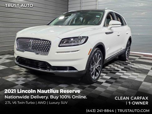 Used 2021 Lincoln Nautilus Reserve image 1