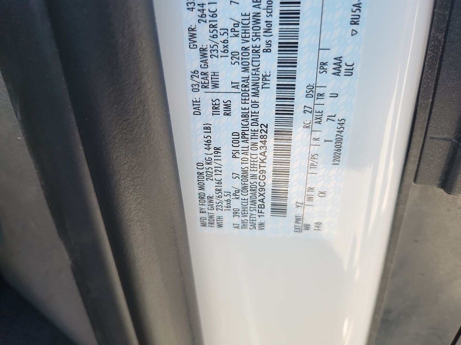 New 2026 Ford Transit 350 XLT AWD/4WD image 17