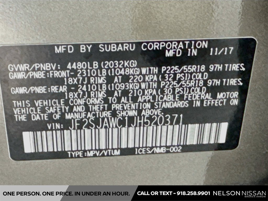 Used 2018 Subaru Forester 2.5i Touring w/ Popular Package #3B AWD/4WD image 33
