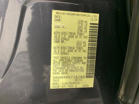 Used 2015 Nissan Frontier SV image 13