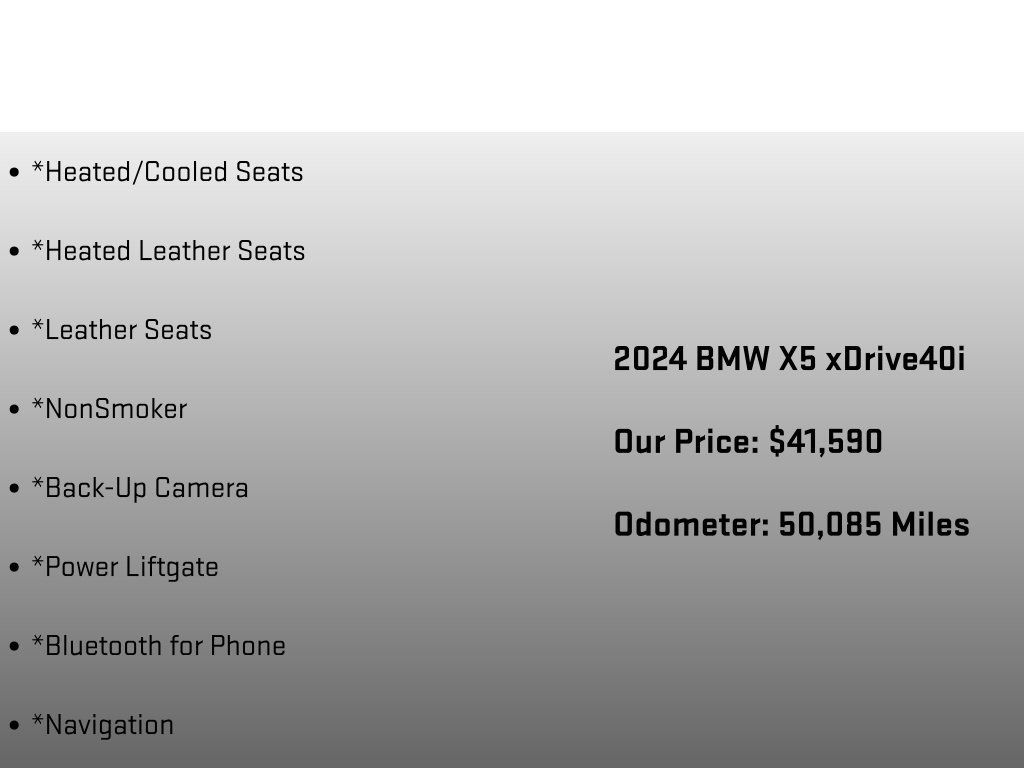Used 2024 BMW X5 xDrive40i w/ Premium Package AWD/4WD image 18