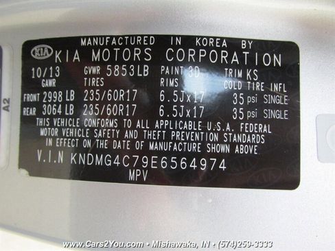Used 2014 Kia Sedona LX w/ Power Package image 28