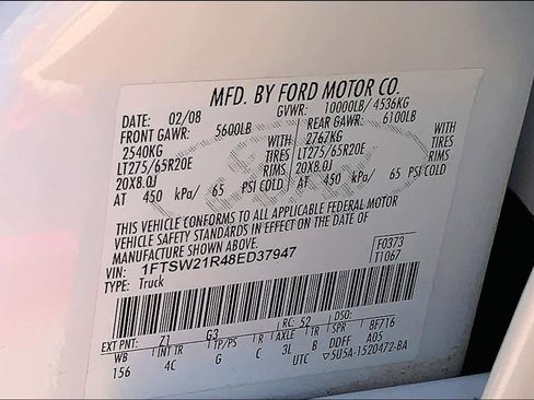 Used 2008 Ford F250 Lariat AWD/4WD image 30