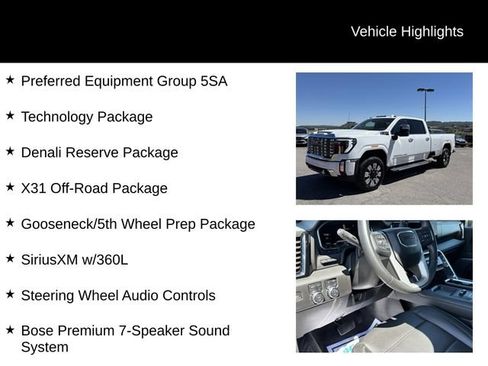 Used 2024 GMC Sierra 3500 Denali w/ Denali Reserve Package AWD/4WD image 8