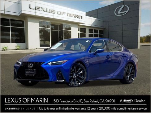 Certified 2023 Lexus IS 350 F Sport w/ Accessory Package RWD image 1