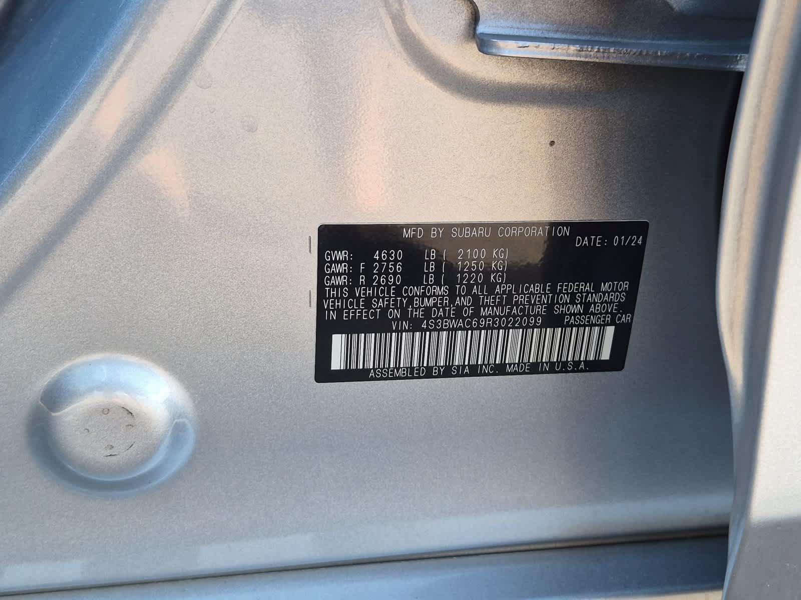 Used 2024 Subaru Legacy Premium AWD/4WD image 34