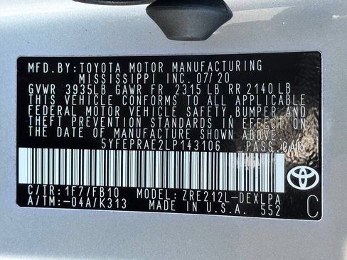 Used 2020 Toyota Corolla LE FWD image 33