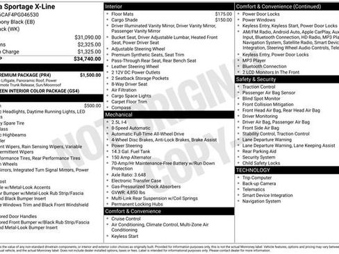 Certified 2023 Kia Sportage X-Line w/ X-Line Premium Package image 2