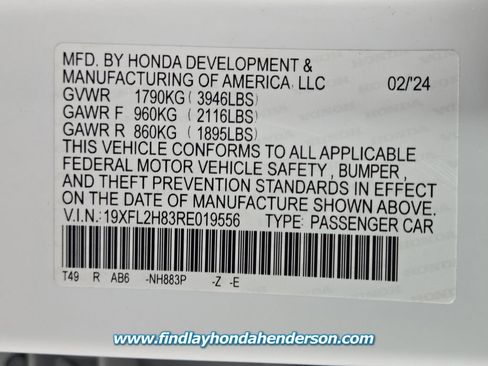 Certified 2024 Honda Civic Sport image 13