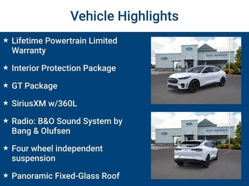 New 2025 Ford Mustang Mach-E GT w/ Interior Protection Package image 3