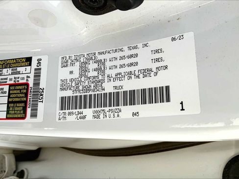 Used 2023 Toyota Tundra 1794 Edition AWD/4WD image 30