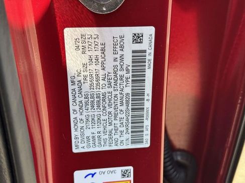 Certified 2025 Honda CR-V LX image 17
