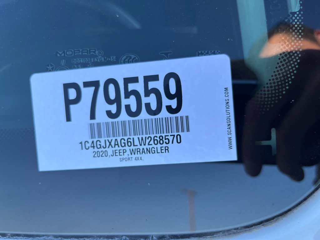 Used 2020 Jeep Wrangler Sport AWD/4WD image 9