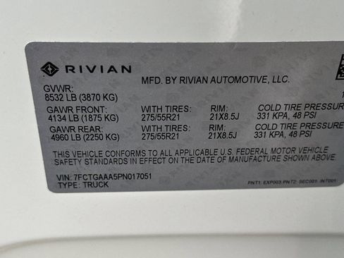 Used 2023 Rivian R1T Adventure AWD/4WD image 27