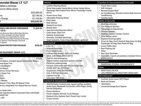 Used 2020 Chevrolet Blazer LT image 2