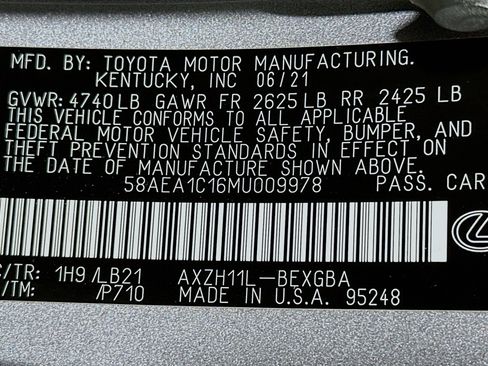 Used 2021 Lexus ES 300h w/ Luxury Package FWD image 24