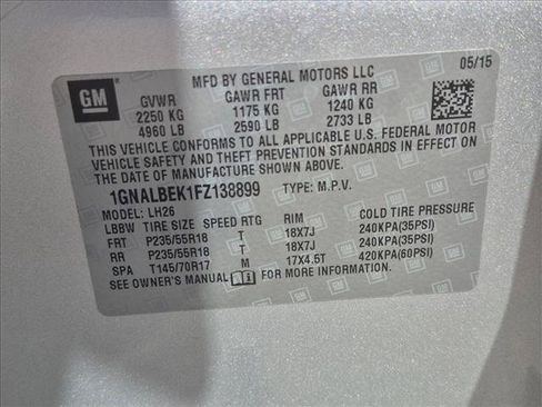 Used 2015 Chevrolet Equinox LT FWD image 21