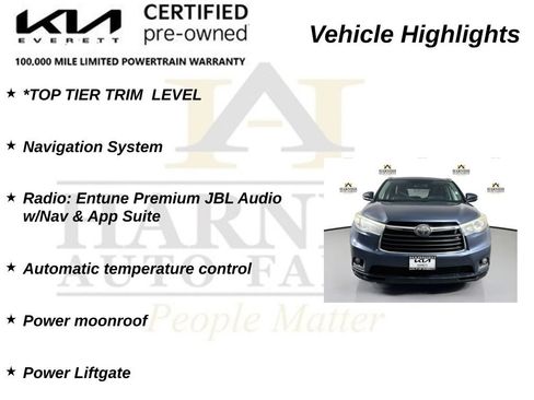 Used 2014 Toyota Highlander Limited Platinum FWD image 36