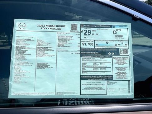 New 2026 Nissan Rogue SV w/ Rock Creek Premium Package AWD/4WD image 12
