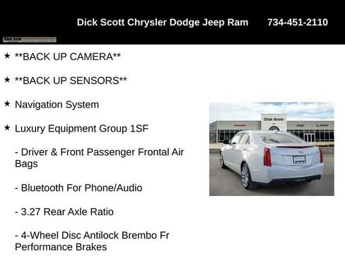 Used 2018 Cadillac ATS Luxury w/ Safety and Security Package AWD/4WD image 24