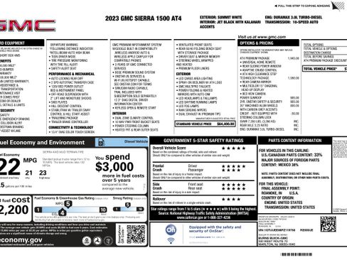 Certified 2023 GMC Sierra 1500 AT4 w/ AT4 Premium Package image 2