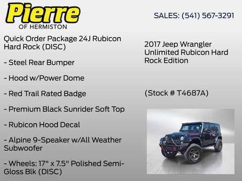 Used 2017 Jeep Wrangler Unlimited Rubicon AWD/4WD image 30
